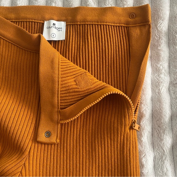 COURREGES REEDITION RIB KNIT PANTS • Size 2 - Picture 11 of 14